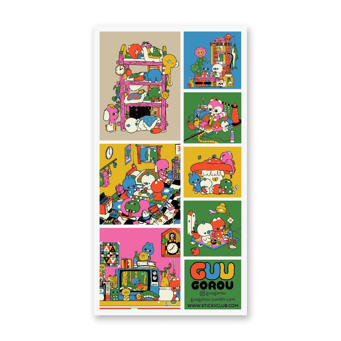 STICKII - Wholesale Sticker - Tiny Friends, Big Adventures Sticker Sheet0