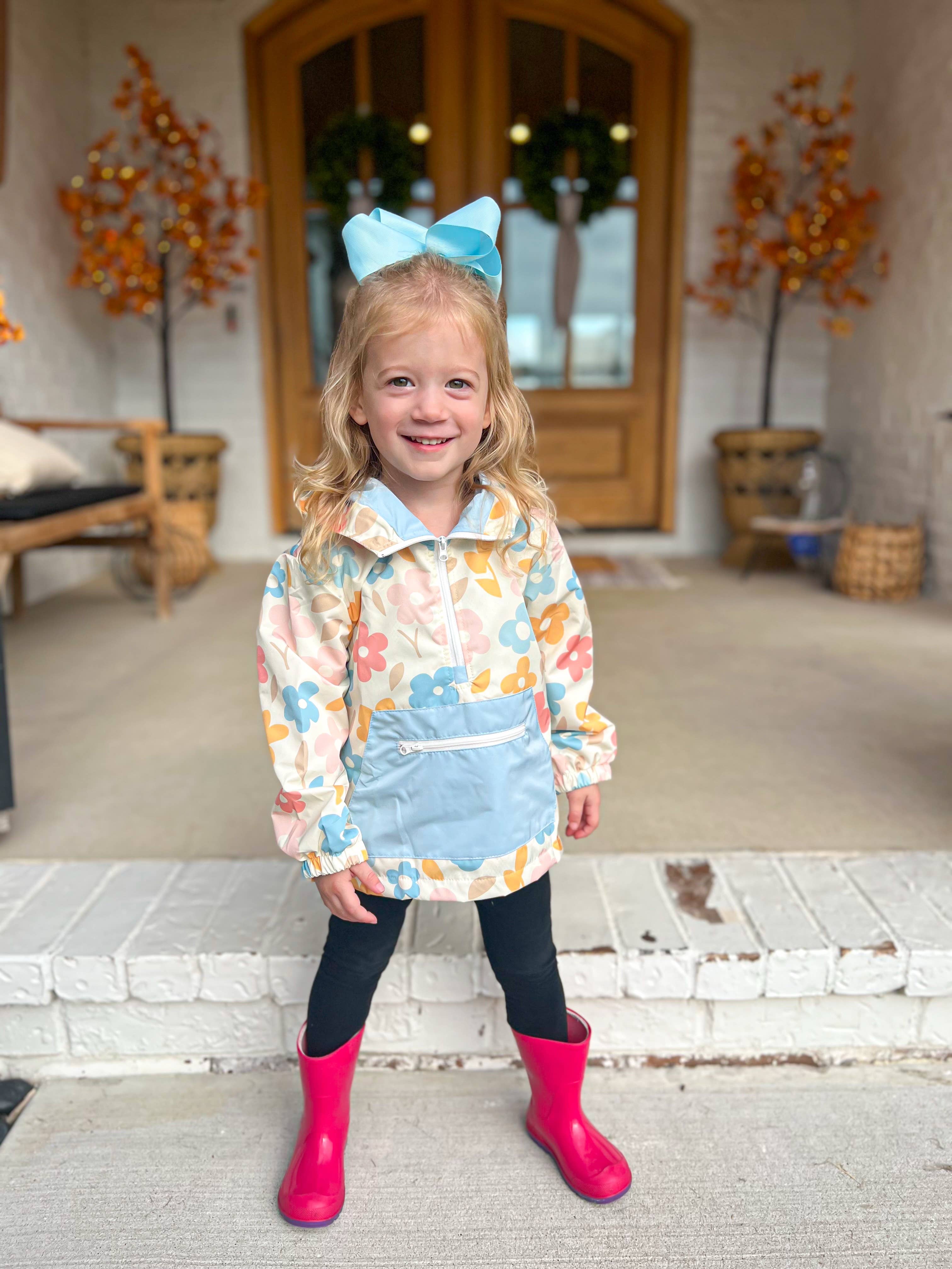 Southern Refinery - Wholesale Raincoat - Kids - Floral Rain Jacket / windbreaker / waterproof / girls jacket2