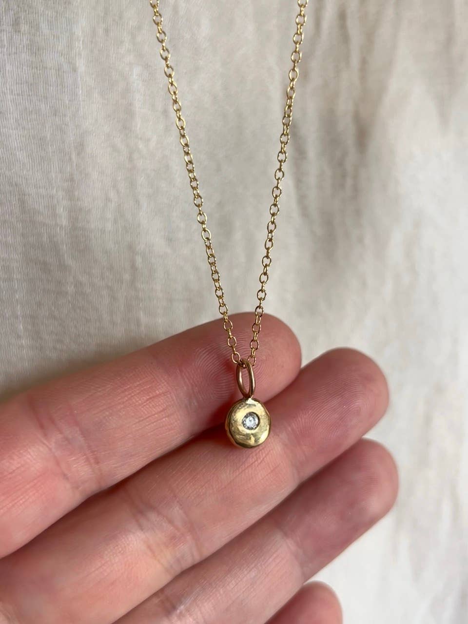 Rebekah J. Designs - Wholesale Pendant/Charm Necklace - MOON BLOB4