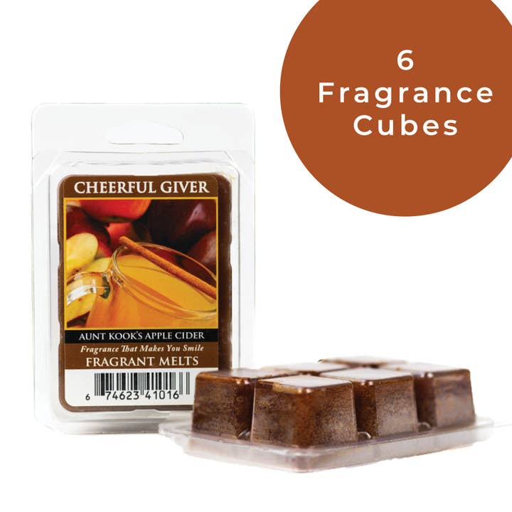A Cheerful Giver - Wholesale Wax melt - Melts (8/box) - Aunt Kook's Apple Cider1