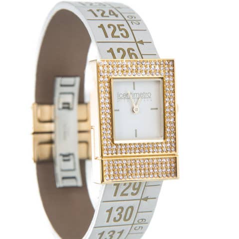 Diamond Queen Weiße Uhr für den Großhandel von Il Centimetro