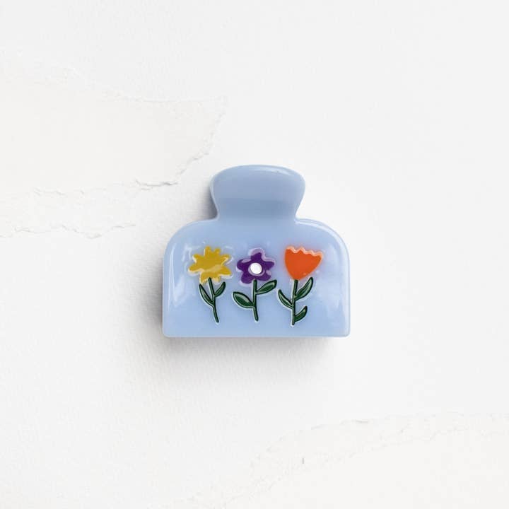 Tiepology - Wholesale Hair Clip - Women's - Eco Flowers in Bloom Hair Claw Clip