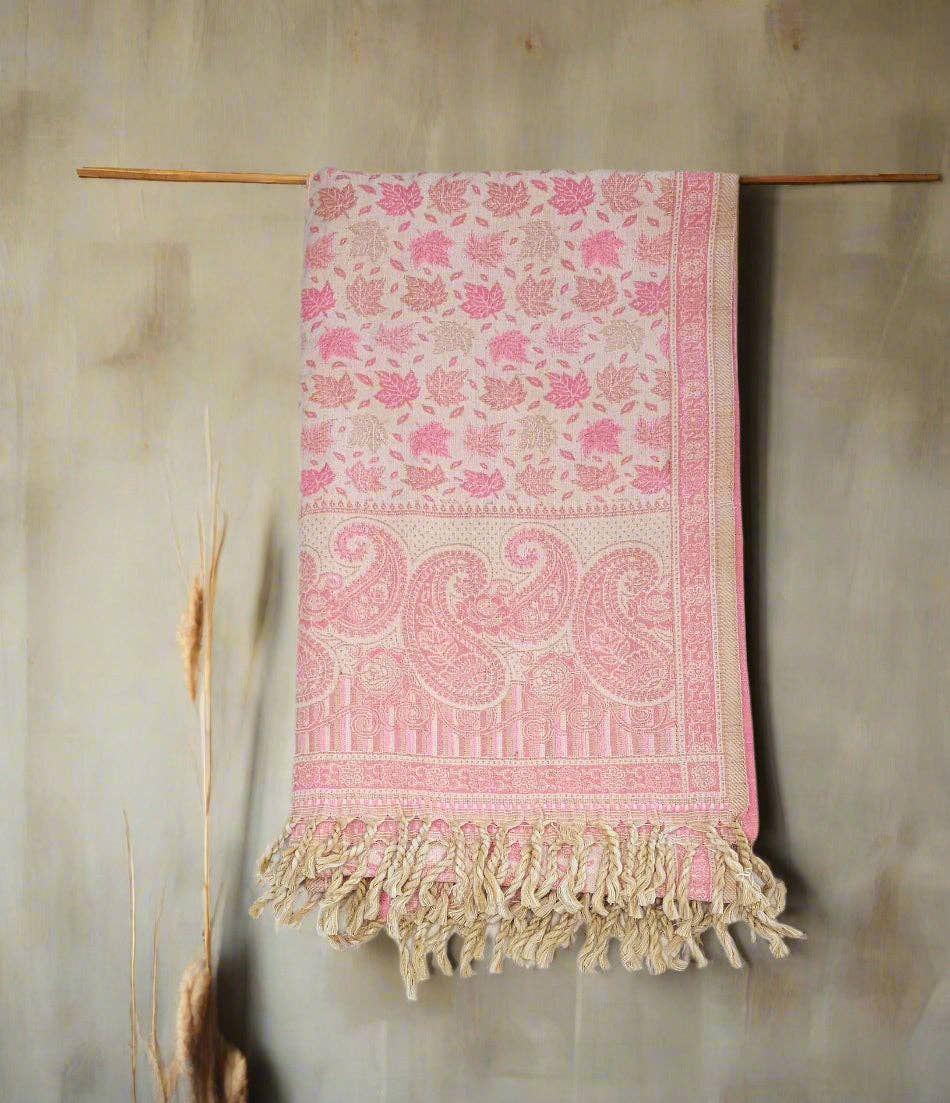 Tibet Handicrafts LLC - Wholesale Throw Blanket - Baby Pink Vibes7
