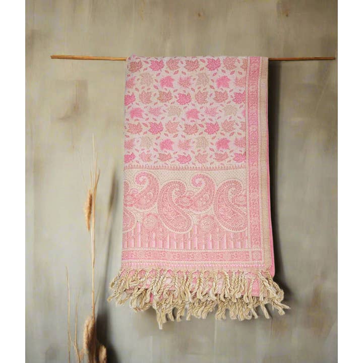 Tibet Handicrafts LLC - Wholesale Throw Blanket - Baby Pink Vibes7