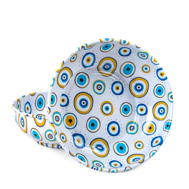 Metal Bowl Traditional Pattern Small for wholesale by CRETE TRADING INC