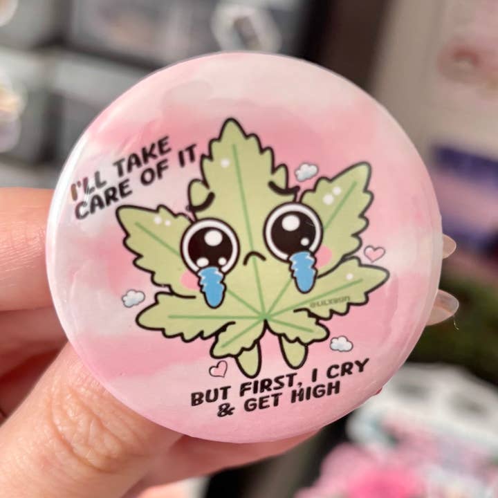 Aber zuerst 1,75"-Knopf für den Großhandel von lilxbun