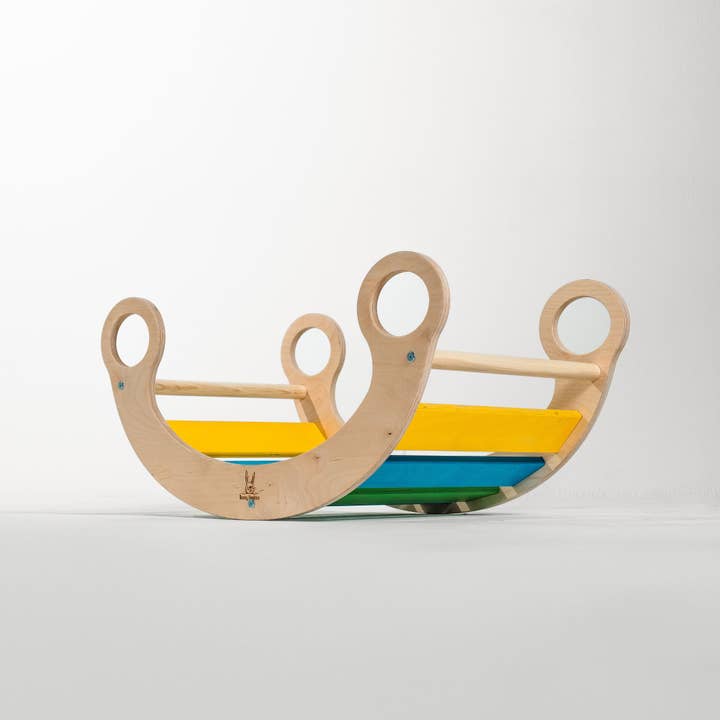 Bunny Hopkins - Wholesale Wood Toy - Kids - Wooden Montessori-Inspired Rocker Toy4