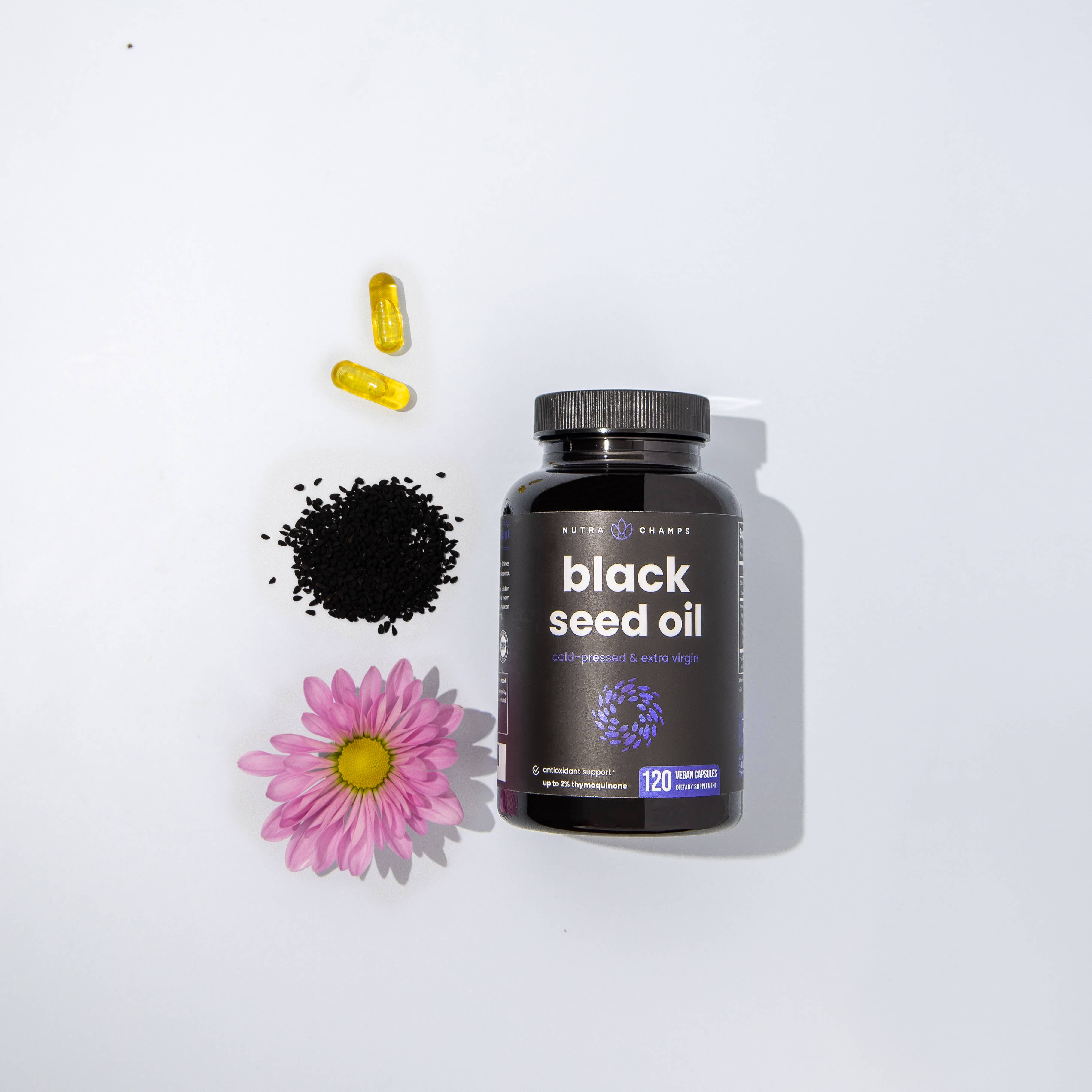 NutraChamps - Wholesale Oral Supplement/Vitamin - Black Seed Oil Capsules - Immune Support 1