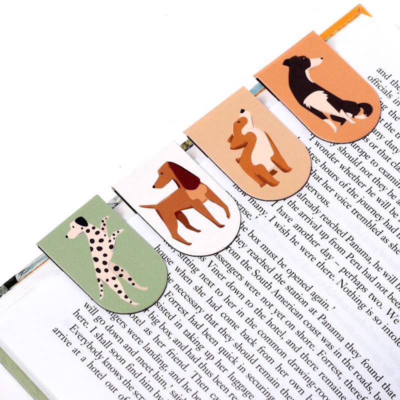 Puckator Ltd - Wholesale Bookmark - Barks Dog Magnetic Bookmark Set2