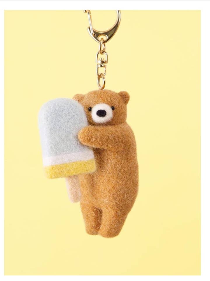 Hamanaka Needle Felting Animal Keychain Kit for wholesale by 「FUNJI」In Japan