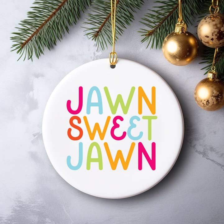 jawn sweet jawn christmas ornament for wholesale by Square Peggy