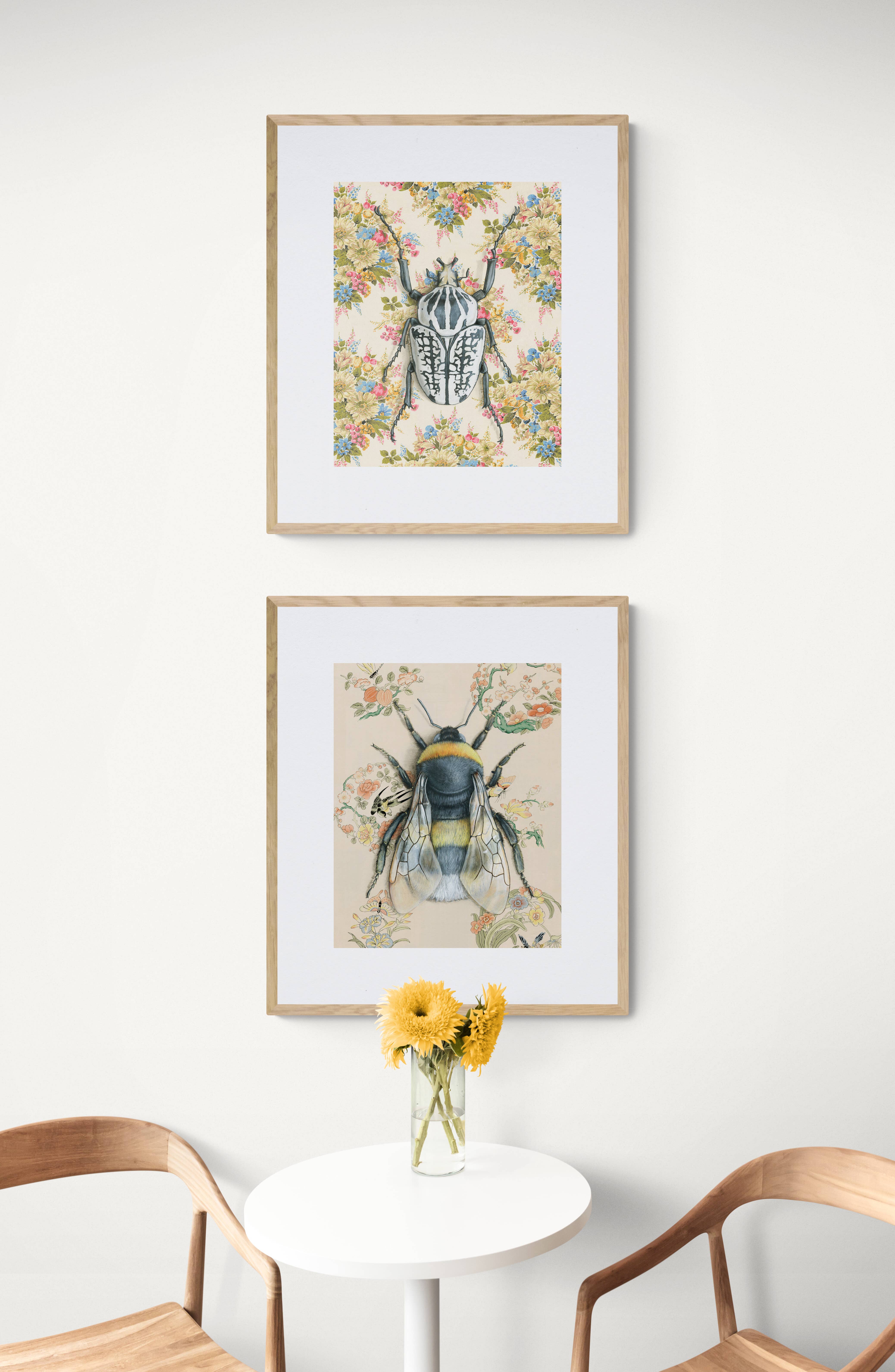 Emily Uchytil - Wholesale Art Print - Goliath Beetle - Fine Art Print - Insect Illustration - Gift7