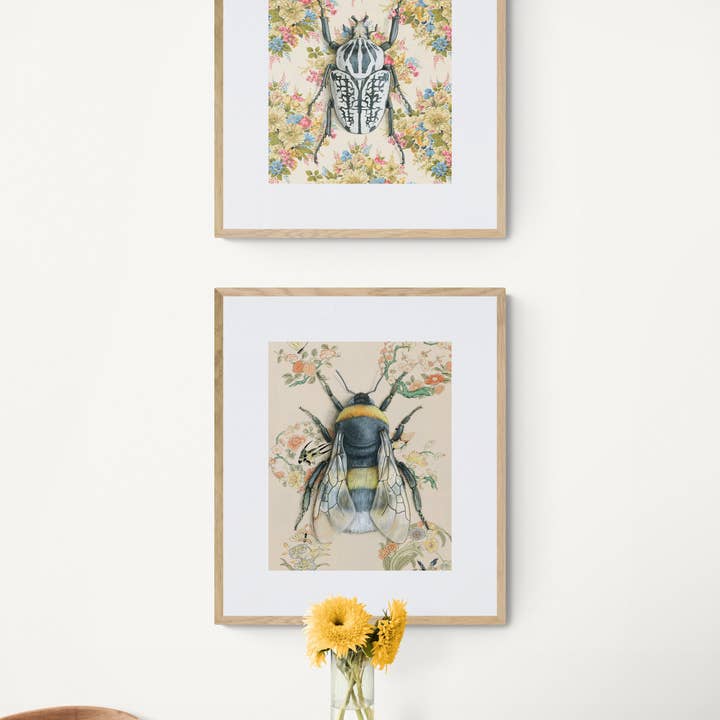 Emily Uchytil - Wholesale Art Print - Goliath Beetle - Fine Art Print - Insect Illustration - Gift7