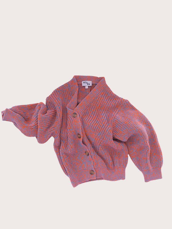 Kids Oversized Chunky knit Cardigan for wholesale by Studio Koter