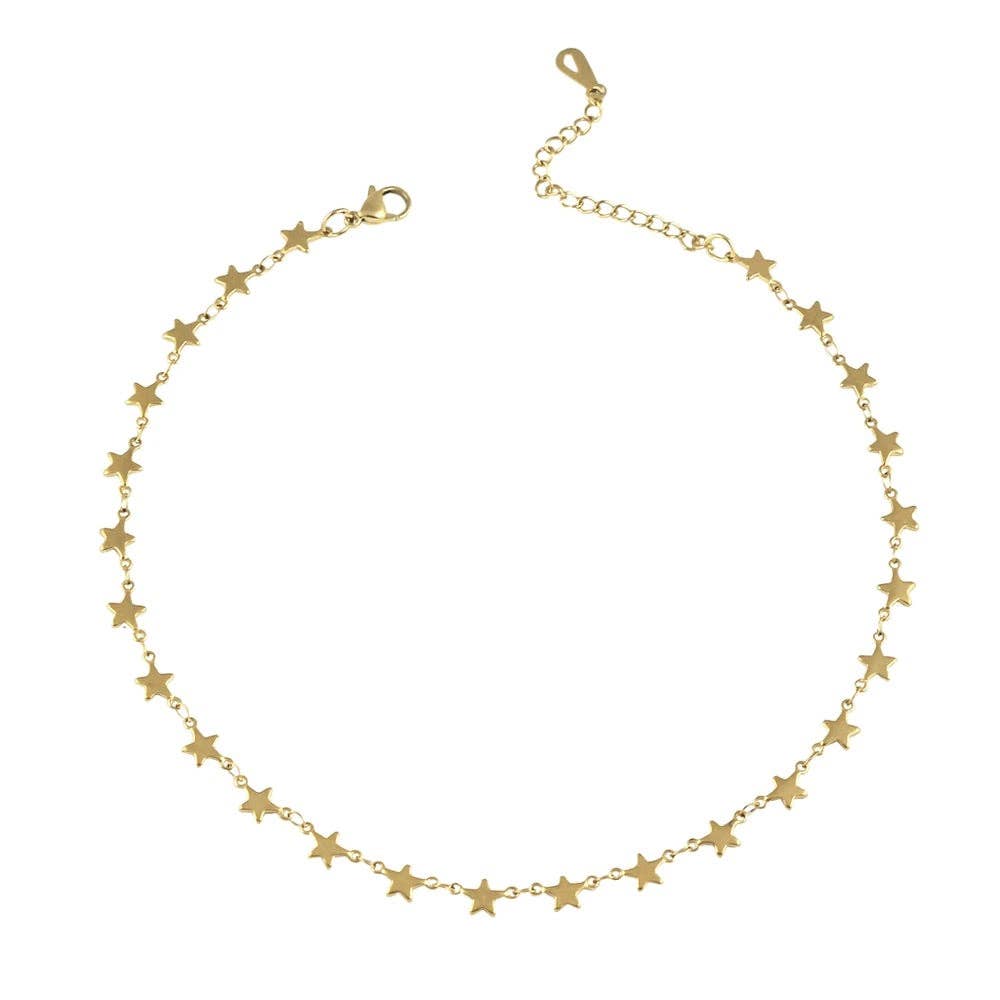 Kismet Showroom – wholesale Pendant/charm necklace – Star Dust Layering Chain1