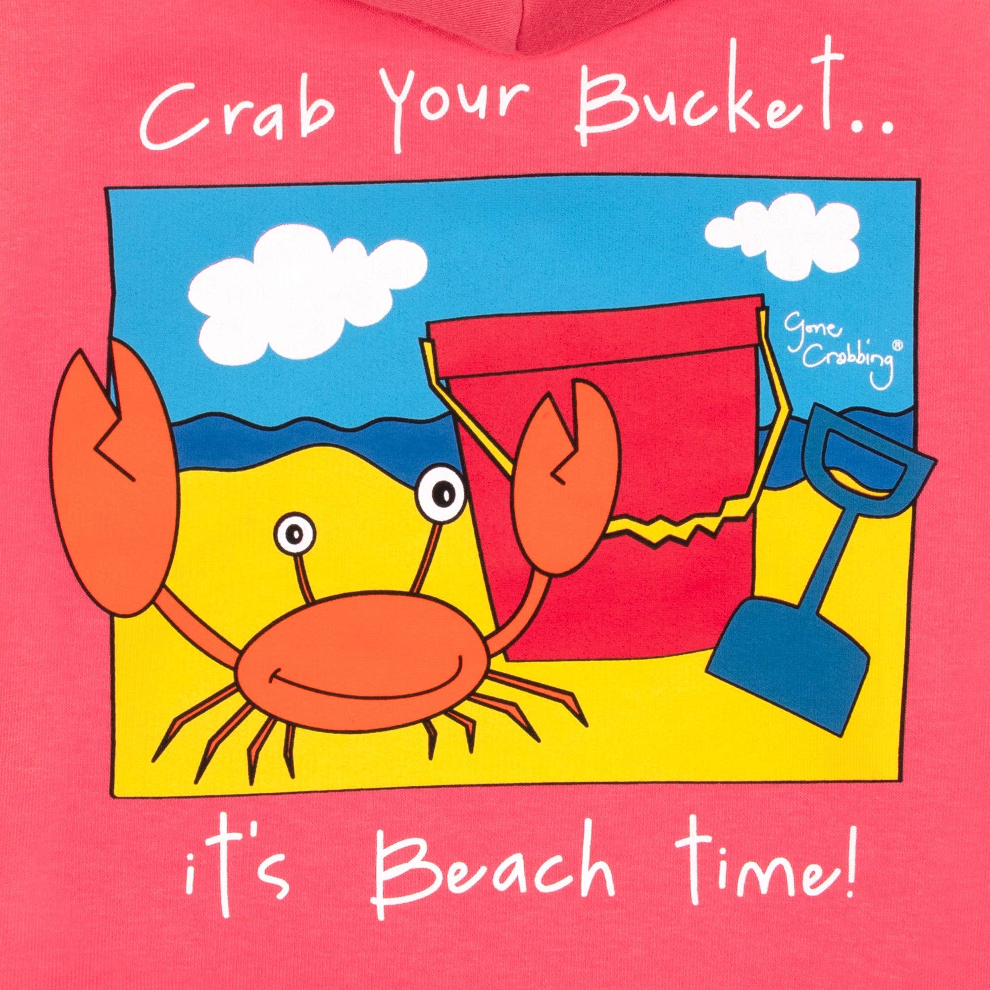Gone Crabbing – wholesale Hoodie – Child – Crab your Bucket! Hoodie - Lovely Lollipop1