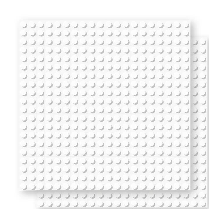 BRIXIES Plus Base Plate White 20 x 20 cm for wholesale by Brixies