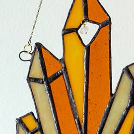 Lost & Found Design – wholesale Suncatcher – Stained Glass Crystal Hanging1