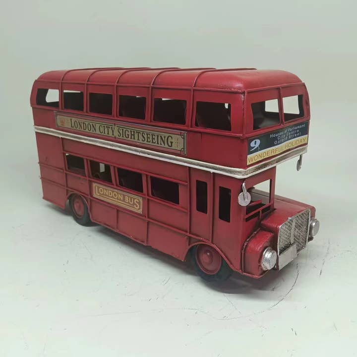 Double Decker Bus Metal Model for wholesale by Boxman
