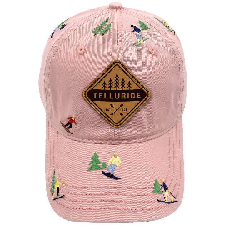 Northern Icons Creations INC - Wholesale Baseball Cap - Unisex - Telluride Skiing Embroidered Baseball Cap – Colorado Mountain Adventure Cotton Twill Hat2