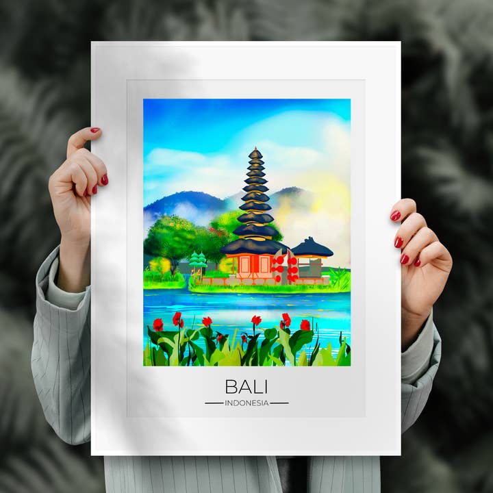 Afdrukken op reisposters op Bali voor wholesale door Dreamers who Travel
