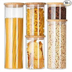 KKC Glass Food Storage Jar Canister, Coffee Bean Container With Airtight  Lid,Coffee Bean Container,Sealed Jar, 40 Fluid-oz
