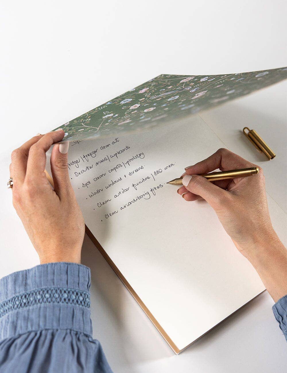 Bespoke Letterpress – wholesale Notepad – Camellia Tree Notepad Jumbo Jotter2