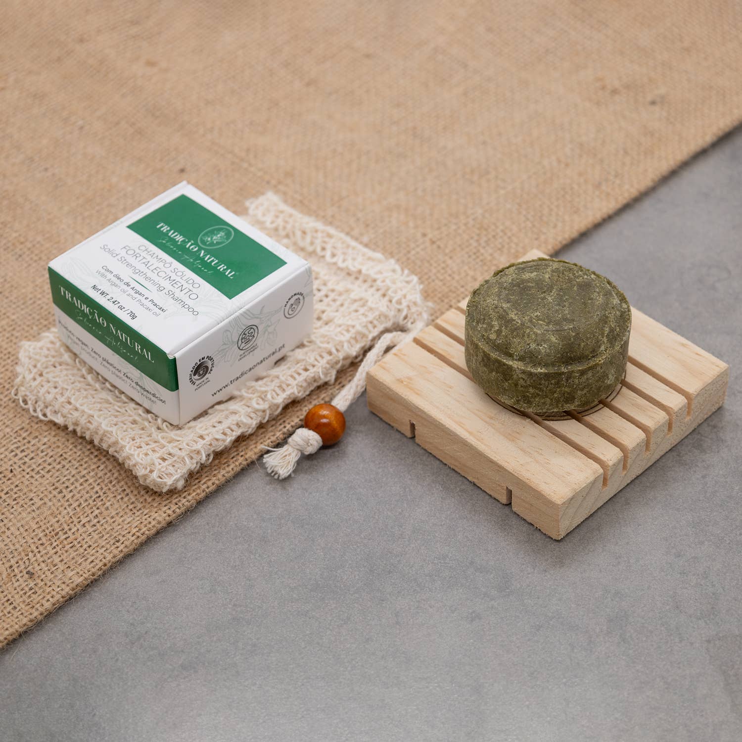 Tradição Natural - Wholesale Shampoo Puck/Solid Shampoo - Strengthening Solid shampoo - Handmade - 70g2