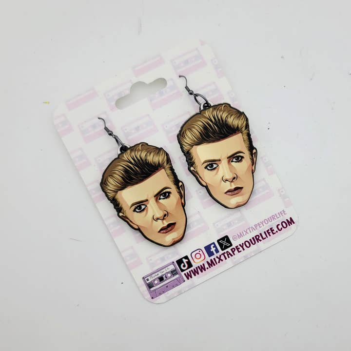 Mixtape Your Life - Wholesale Dangle earrings - Let's Dance Bowie Dangle Earrings1