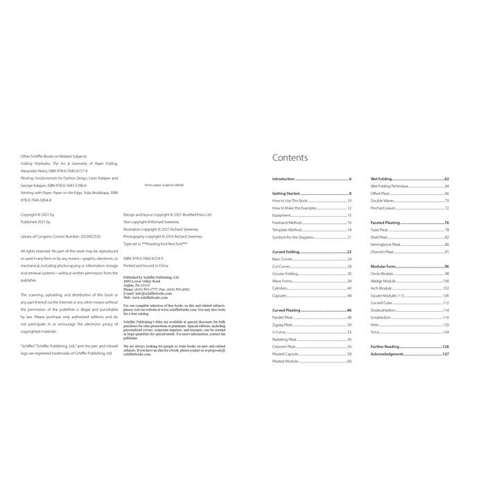 Schiffer Publishing - Venta al por mayor Crafts, Hobbies & DIY - Escultura de papel: formas fluidas1