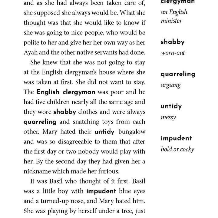Bushel & Peck Books - Vendita all'ingrosso Libro per lettori principianti (6-8) - Il giardino segreto: L'edizione leggi-con-me18