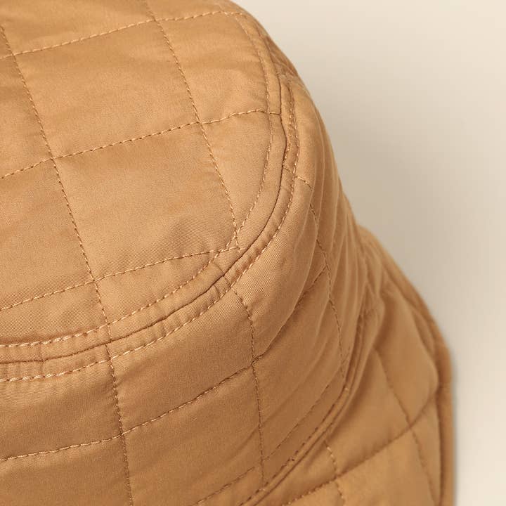 Fashion City - Wholesale Bucket hat – Women's - Plain Color Quilted Warm Bucket Hat7