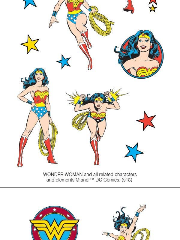 Wonder Woman Sticker for wholesale by Paper House Productions