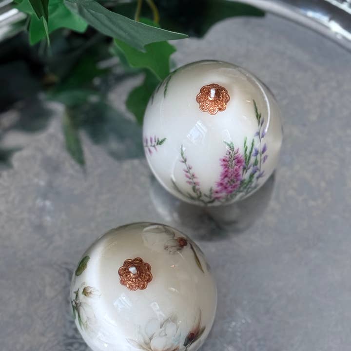 VR.candle - Wholesale Novelty Candle - Floral Easter Egg Candle: Spring holiday Decor4