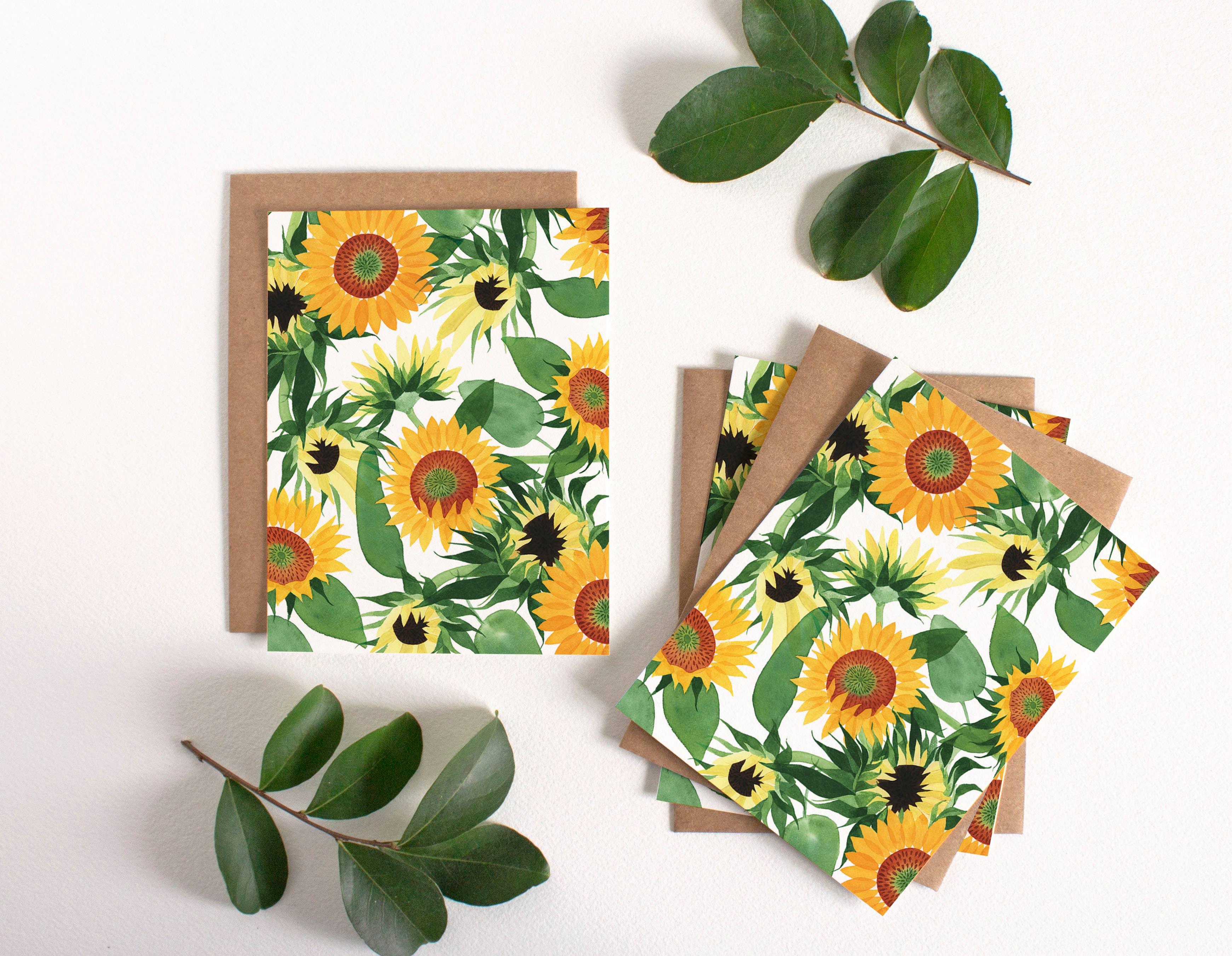 May We Fly - Wholesale Gewone wenskaart - Sunflowers wenskaart3