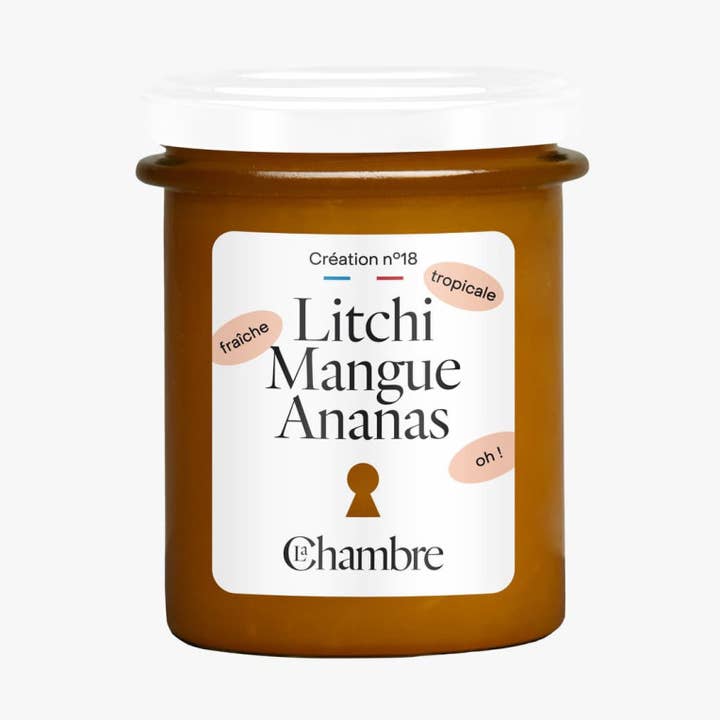 Confiture Litchi Mangue Ananas pour la vente par LA CHAMBRE
