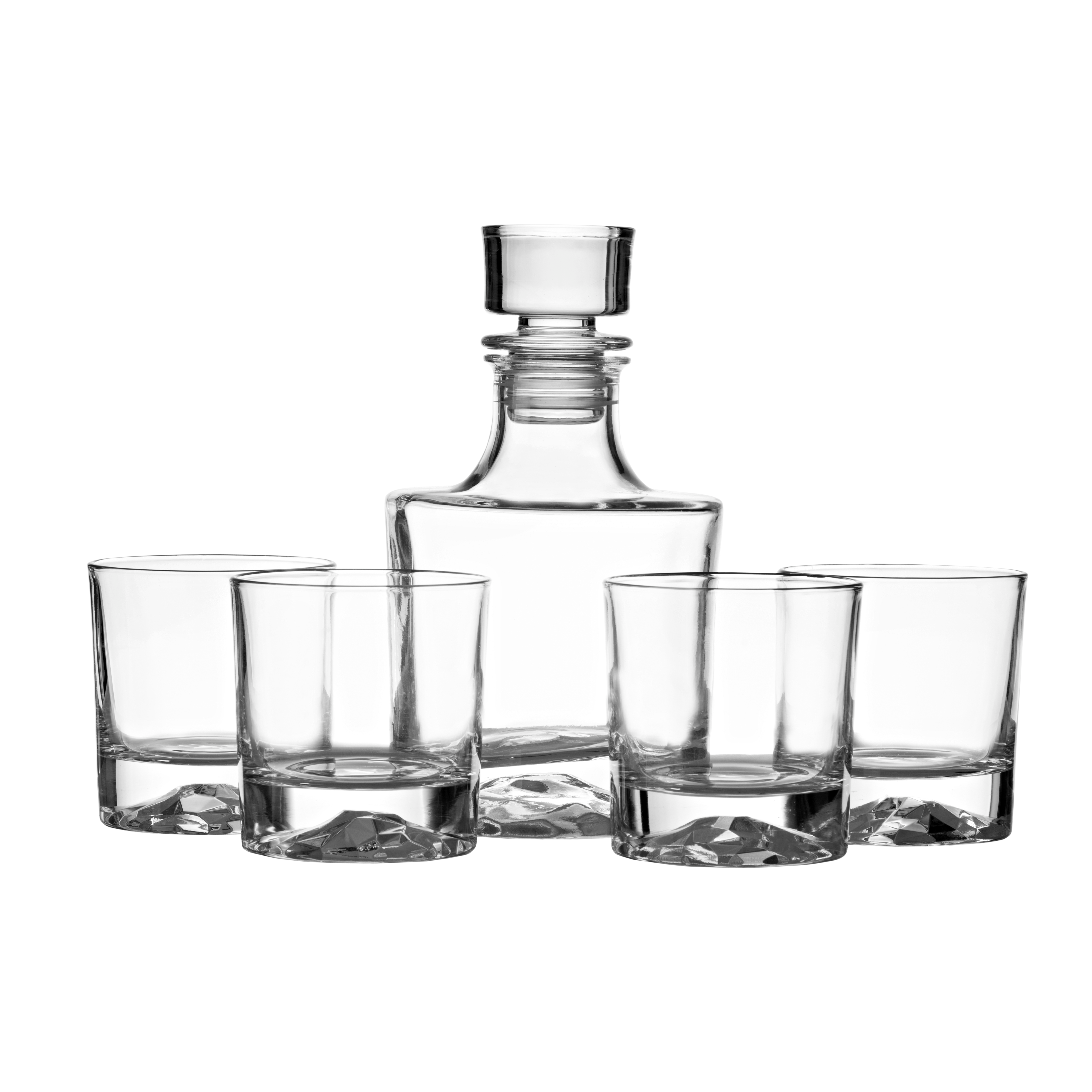 Bezrat - Vente Carafe - Ensemble carafe à whisky et 4 verres avec bouchon hermétique9