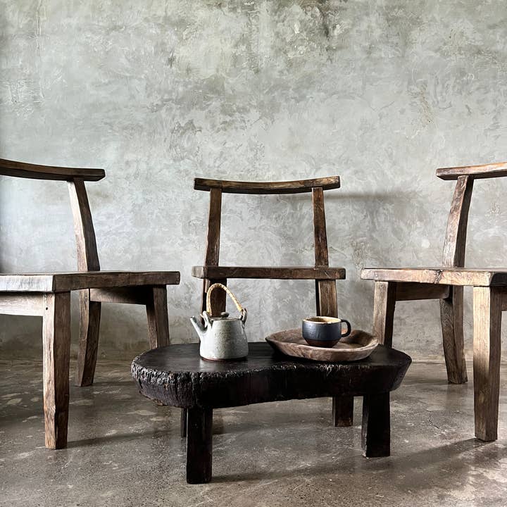 Office Objets – wholesale Chair – Large chair or armchair in antique teak H84 L6072