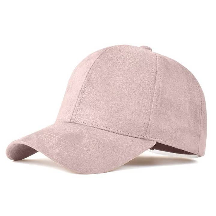 JOIA ACCESSORIES - Wholesale Baseball Cap - Women's - ADJUSTABLE VEGAN SUEDE BASEBALL CAP, AT 6264