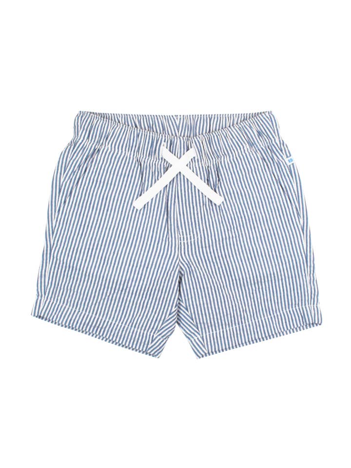 Boys Blue Seersucker Pull-on Shorts
for wholesale by RuffleButts + RuggedButts