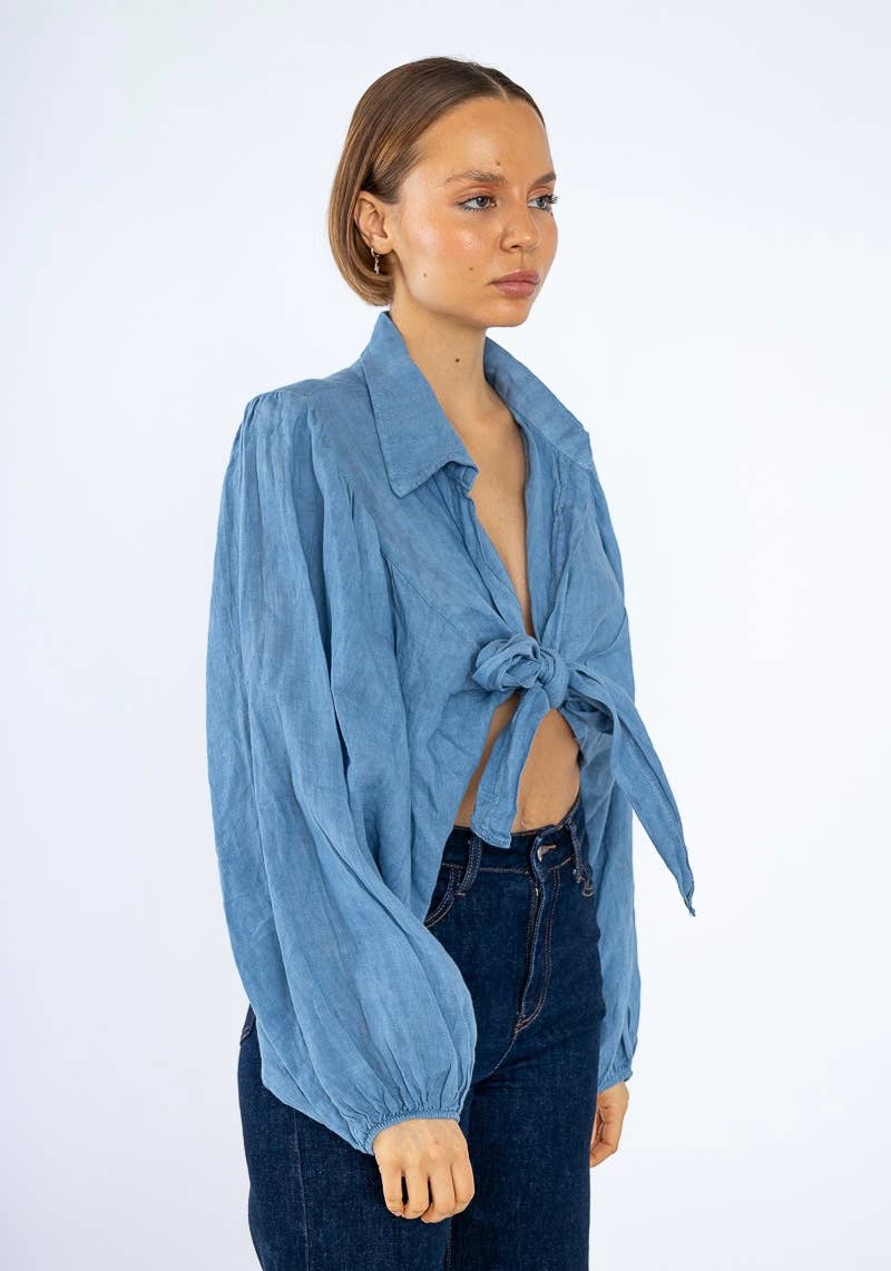 LINEN & COTTON HOUSE - Vente Chemisier – femme - 56811 100 % LINEN GILET 5