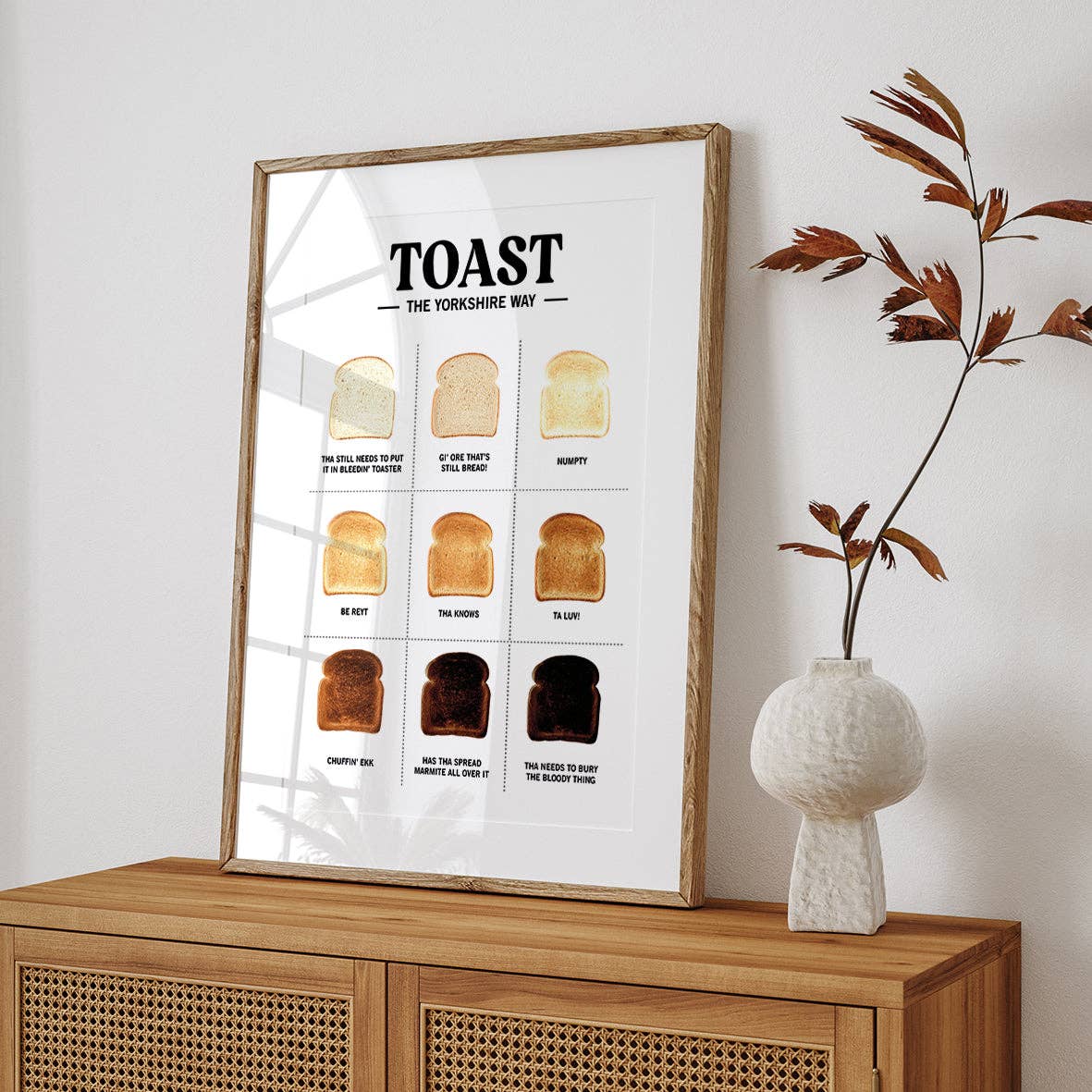 The Yorkshire Print Company - Venta al por mayor Pósteres - Tostada: A la manera de Yorkshire - Impresión1