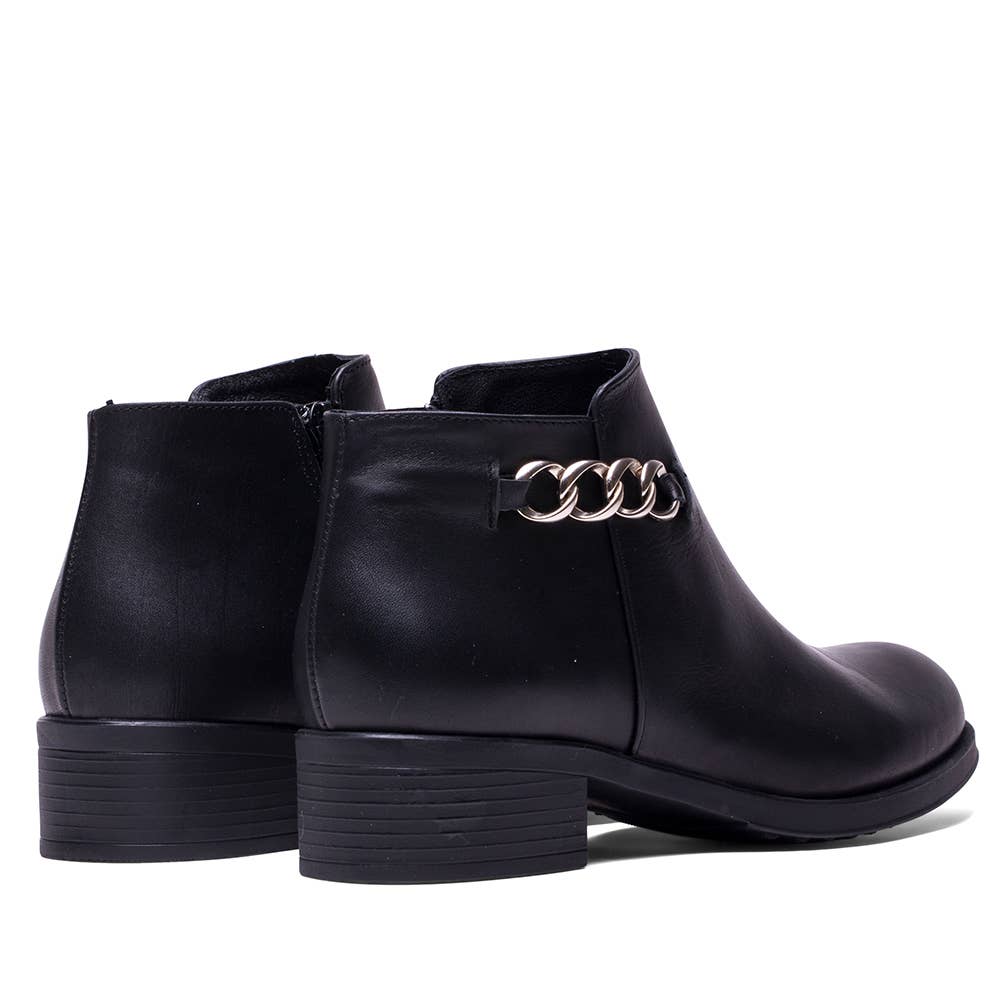 Elodie - Venta al por mayor Botines - Mujer - BOTIN CLEO TACON BAJO EN PIEL KRUST2