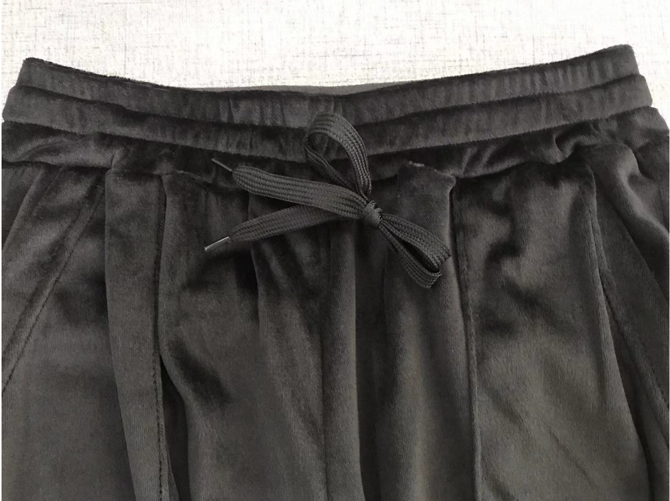 Sweetkama – wholesale Lounge set – Women's – Sweetkama Ladies Zipper Hooded Coat Pockets Pants Velvet Set11