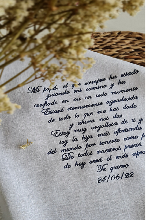 Staller - Wholesale Handkerchief - Unisex - 100% Linen Personalized Embroidered Handkerchiefs3
