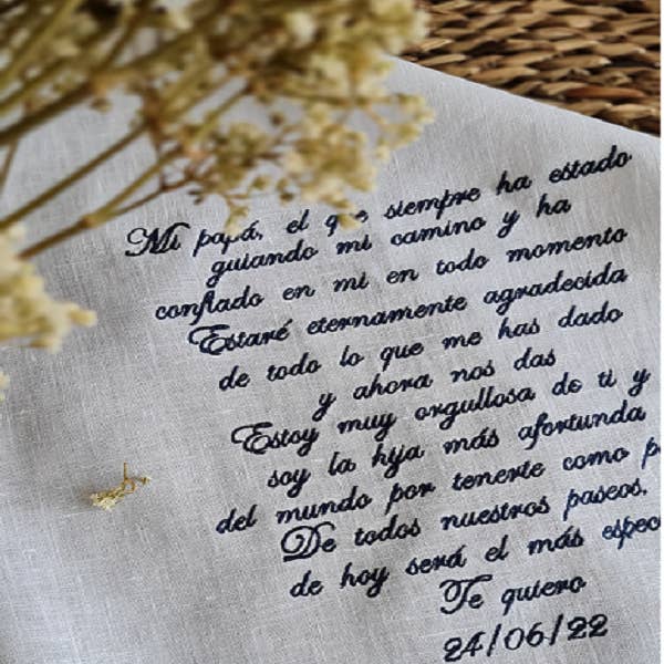 Staller - Wholesale Handkerchief - Unisex - 100% Linen Personalized Embroidered Handkerchiefs3