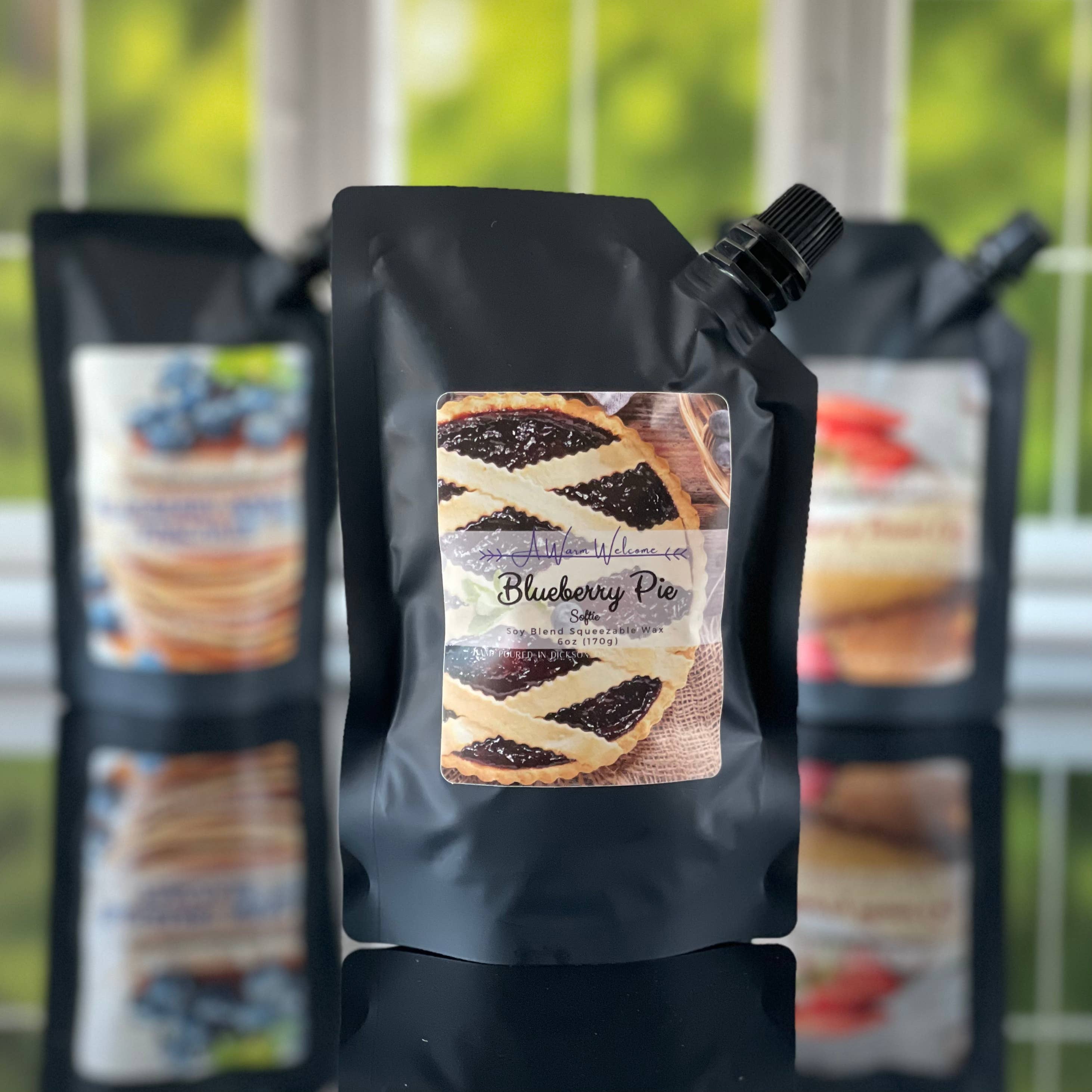 A Warm Welcome - Wholesale Wax Melt - Blueberry Pie Softie | Squeeze Wax Melt1