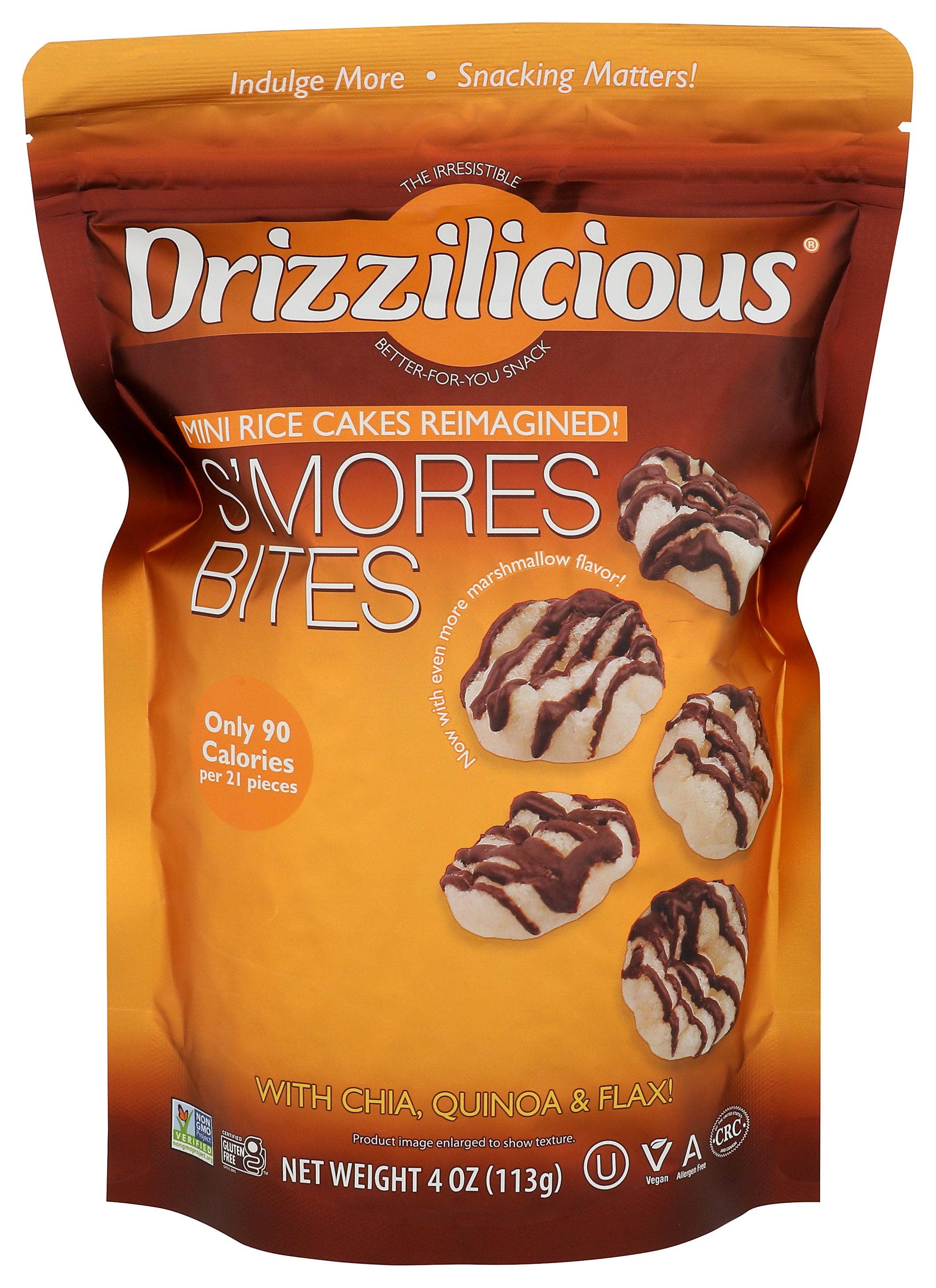 Everyday Supply Co - Wholesale Snack Bar - DRIZZILICIOUS RICE CRISP MINI SMORES - Case of 6