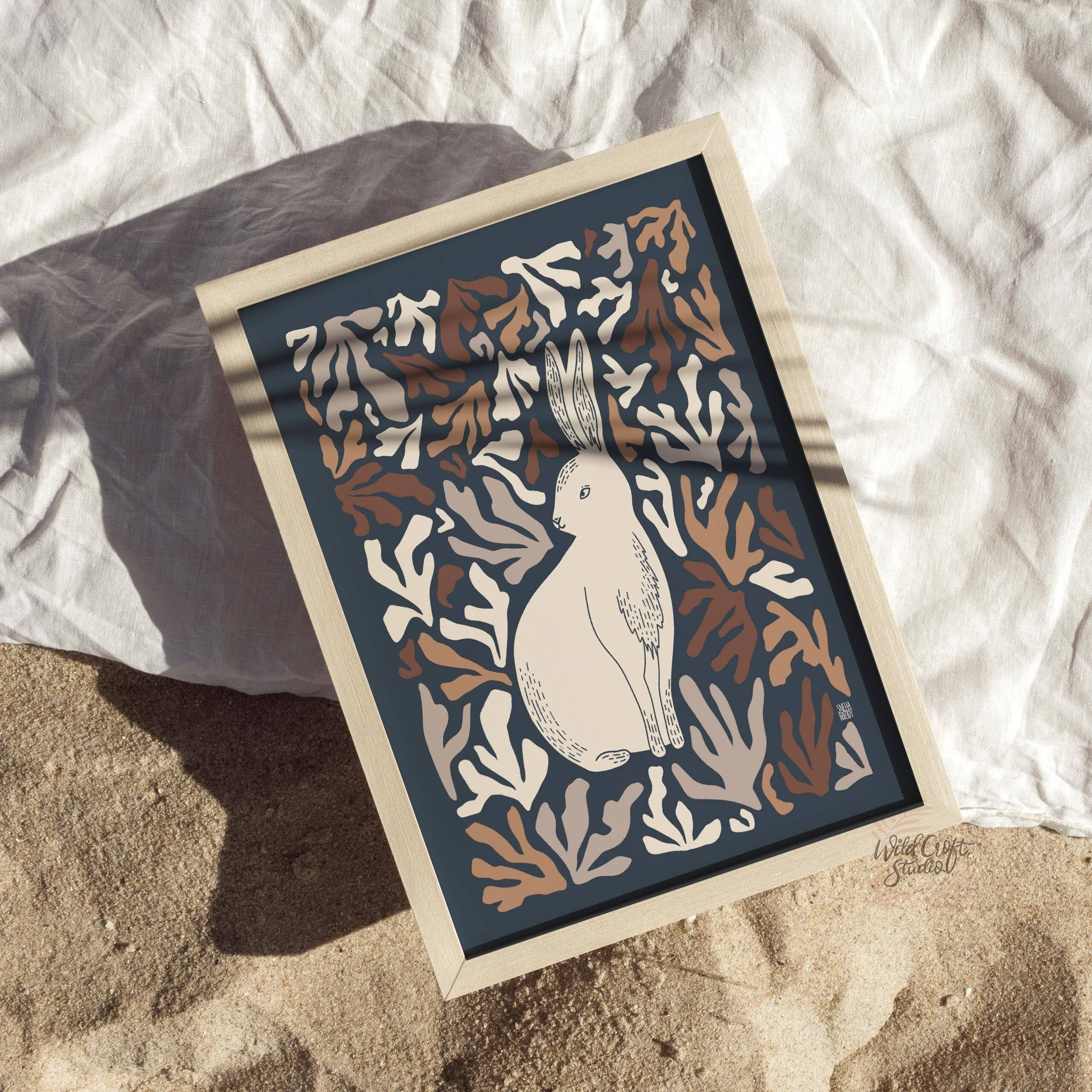 Wild Croft Studio - Wholesale Art Print - Darling Bunny (Muted) Art Print6