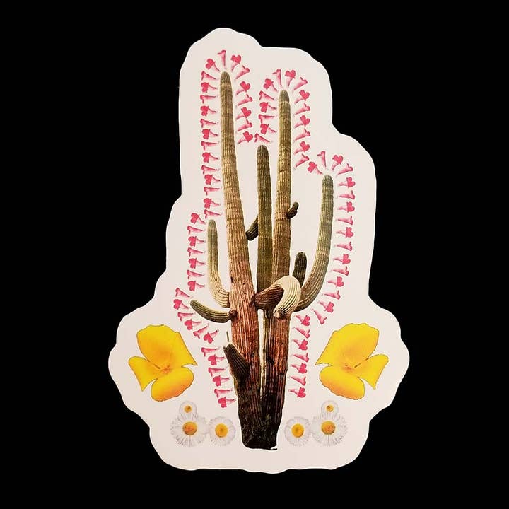 Adesivo “Flower Saguaro” por atacado de Tanline Printing